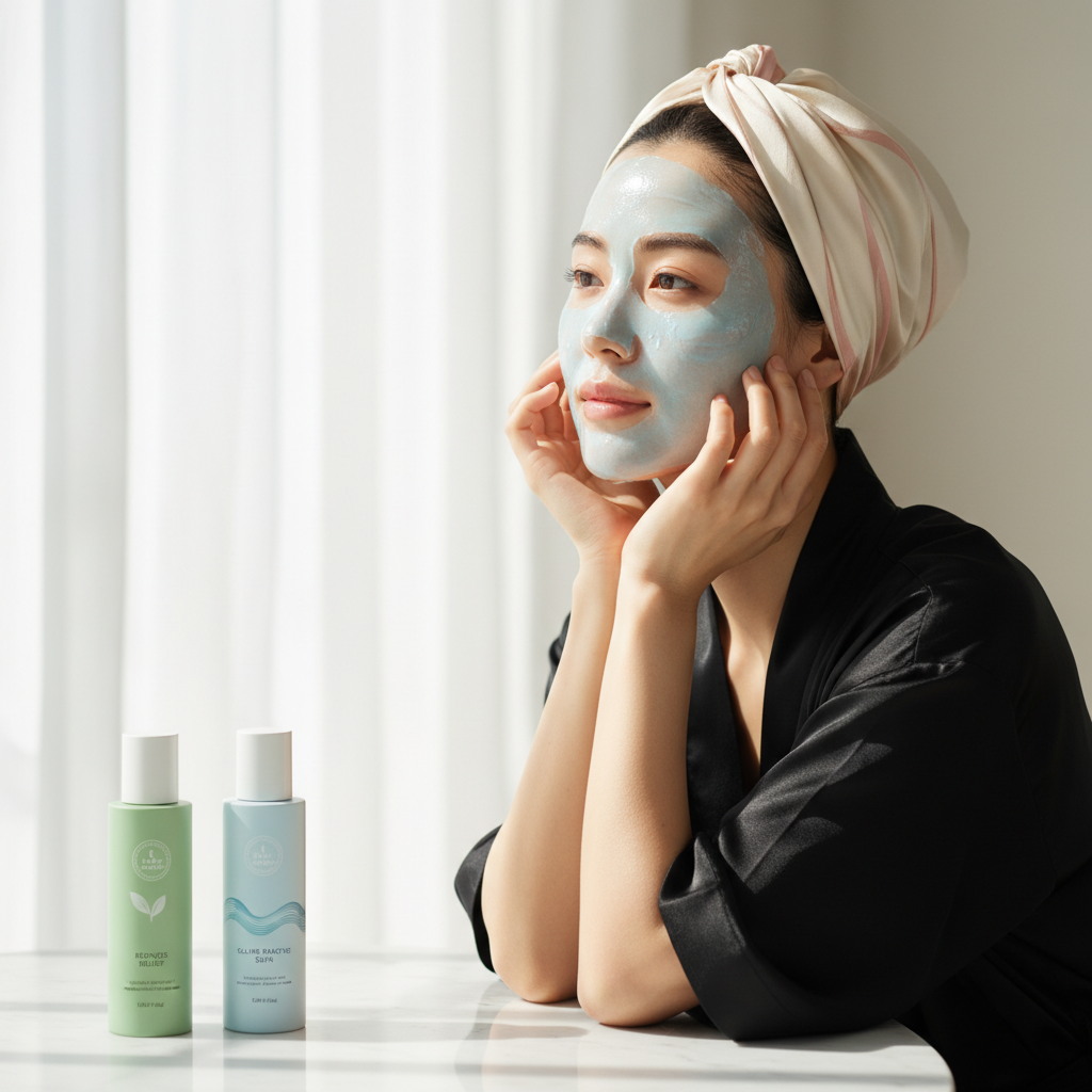 Redness Relief Gel Mask – Petal Calm