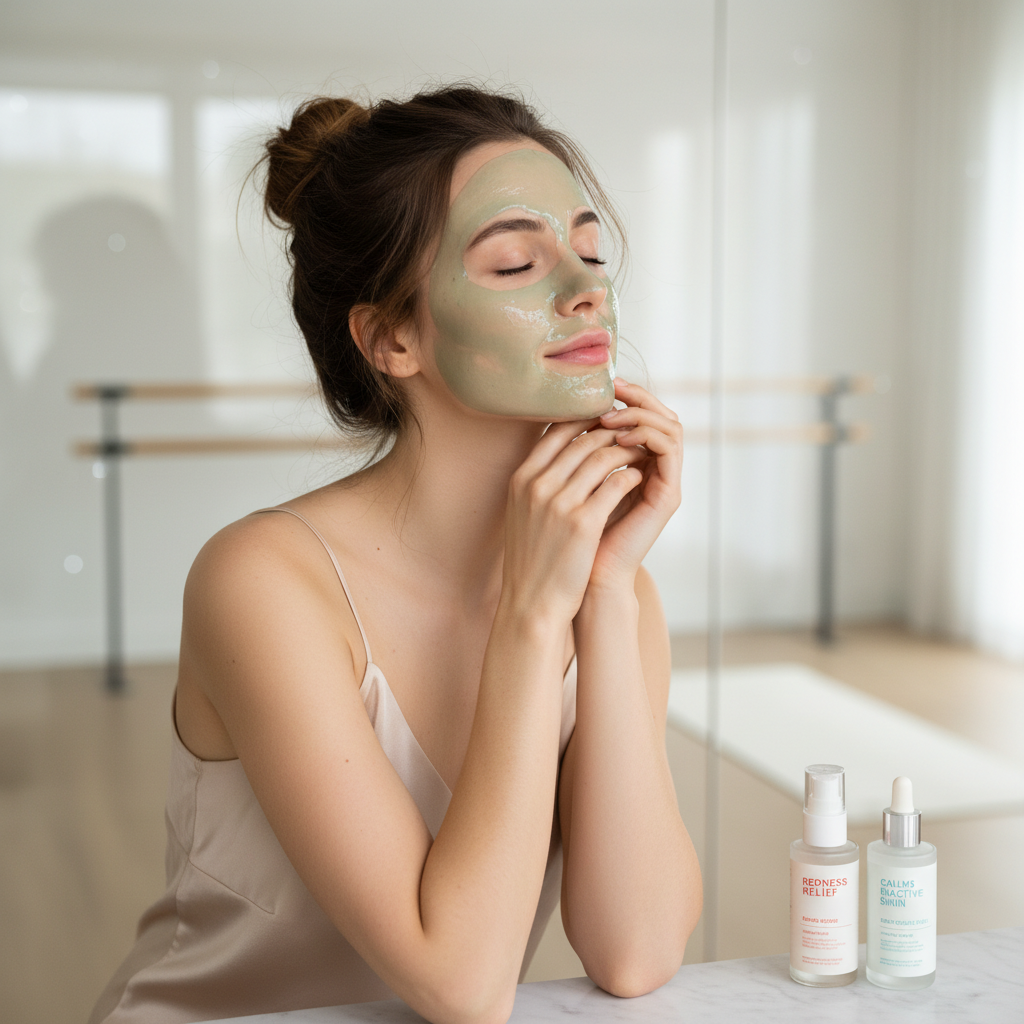 Redness Relief Gel Mask – Blush Stroke